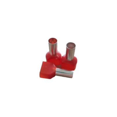 Tulejka izolacyjna czerwona 2x10mm2