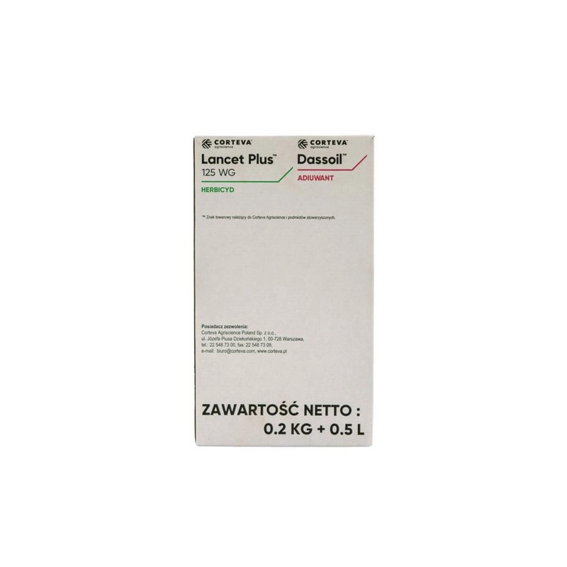 Lancet Plus 125 WG + Dassoil Lancet Plus 125 WG + Dassoil